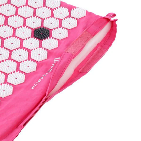 Set acupunctura (saltea + perna + husa) 74x42 cm HMS Premium AKM01 17-44-302 pink (7425) 8