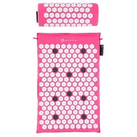 Set acupunctura (saltea + perna + husa) 74x42 cm HMS Premium AKM01 17-44-302 pink (7425) 7
