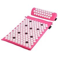 Set acupunctura (saltea + perna + husa) 74x42 cm HMS Premium AKM01 17-44-302 pink (7425) 2