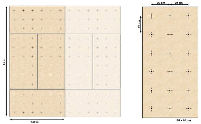 Panou catarare-alpinism  (max. 130 kg) 1250x625x15 mm ALP410 (7332) 5