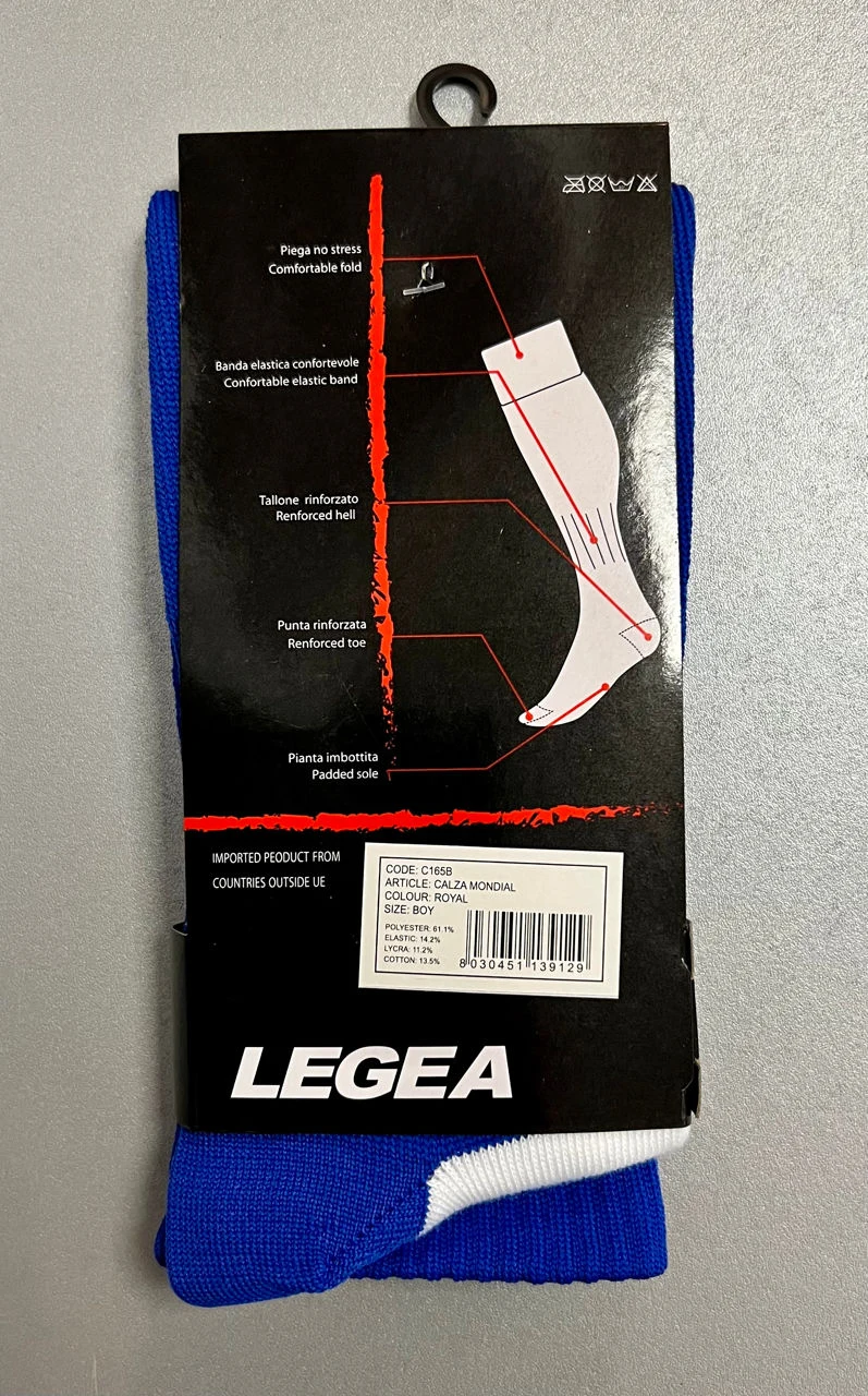 Ghetre fotbal m.38-41 Legea 2 blue (8105) 3