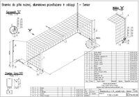 Футбольные ворота стационарные 7.32x2.44 м, алюминий Yakimasport  BR0007 (5042) 4
