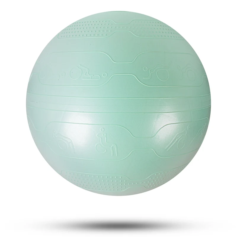 Мяч гимнастический с насосом / Фитбол (макс. 200 кг) d=75 см inSPORTline Stretch Ball 29182-2 mint (13007) 2