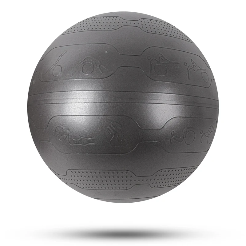 Minge gimnastica cu pompa (max. 200 kg) d=65 cm inSPORTline Stretch Ball 29179-1 black (13003) 2