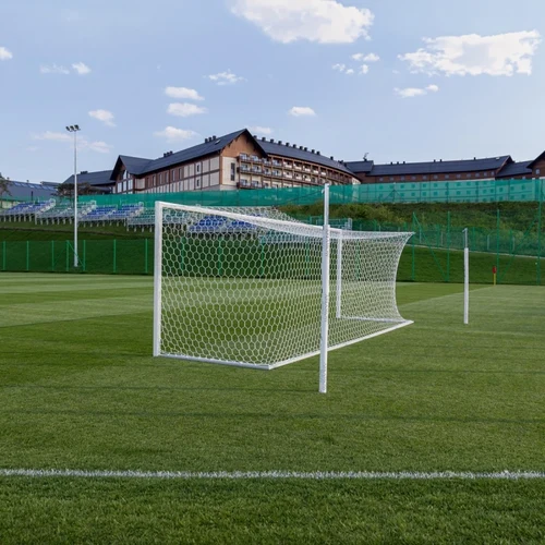 Сетка для футбола (1 шт.) 7.32x2.44 м, 4 мм Yakimasport 100113 white (5673)