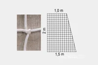 Plasa handbal (1 buc.) 3x2x1x1.5 m, 3 mm Rezac 12 995 459 (4061) 2
