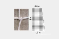 Plasa pt handbal (1 buc.) 3х2х0.8х1.2 m, 2 mm Rezac 12 105 103 (2661) 2