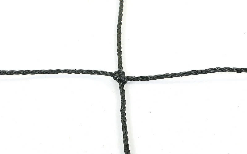 Сетка волейбольная черная с тросом PW06, 9.5x1 м, 10х10 см (размер ячейки), d=2.8 мм (3848) 4
