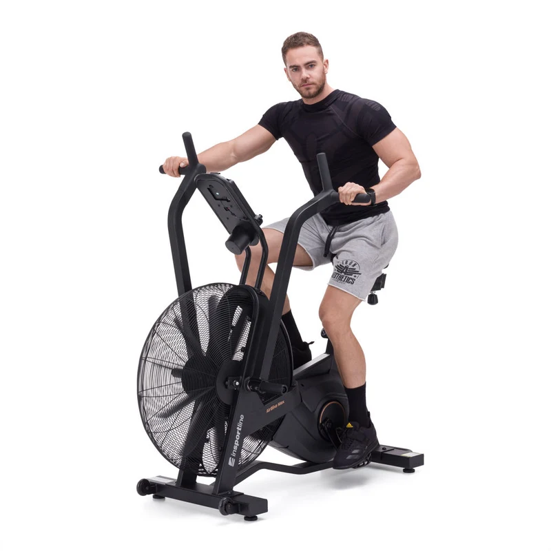 Велотренажер воздушный / Аэробайк (макс. 160 кг) inSPORTline Airbike Max 26509 (11469) 4