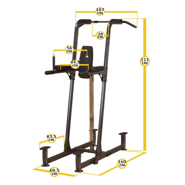 Aparat (max. 130 kg) Power Tower inSPORTline Body Solid Fusion FCD 18374 (9660) 3