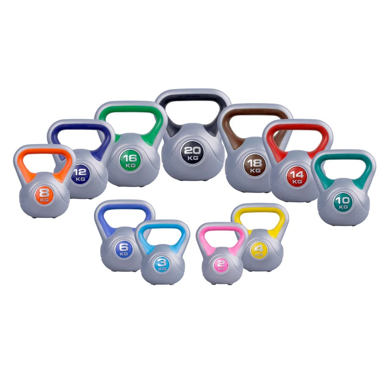 Gantera 12 kg (ciment/PVC) inSPORTline Vin-Bell IN1951 violet/grey 2