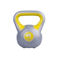Gantera 4 kg (ciment/PVC) inSPORTline Vin-Bell 1947 yellow/grey (3353)
