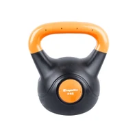 Gantera 8 kg (ciment/vinil) inSPORTline Vin-Bell Dark 10737 orange/black (3335)