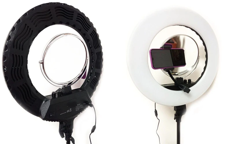 Lampa Make up Profesionala, LED tip inel, cu suport selfie S116-17 (4272) 4