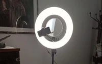 Lampa Make up Profesionala, LED tip inel, cu suport selfie S116-17 (4272) 5