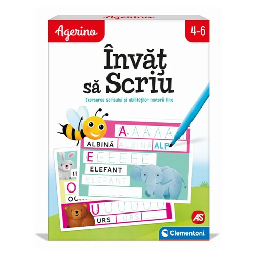 Joc educativ "Invatam sa scriem" 5+ (RO) Clementoni 58792 (13062)