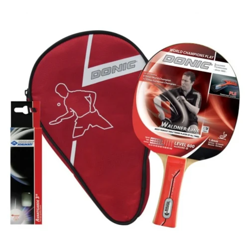Set tenis de masa (paleta + 3 mingi + husa) 1.8 mm, level 600 Donic Waldner 788481 (9262)