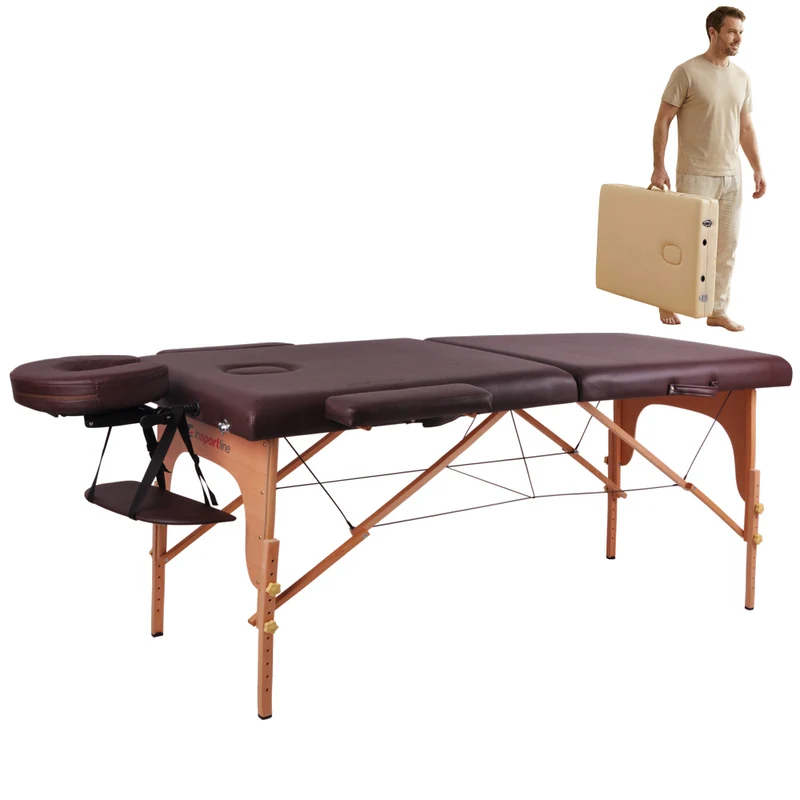 Masa masaj din lemn (max. 250 kg) inSPORTline Taisage 9406 (754) 2