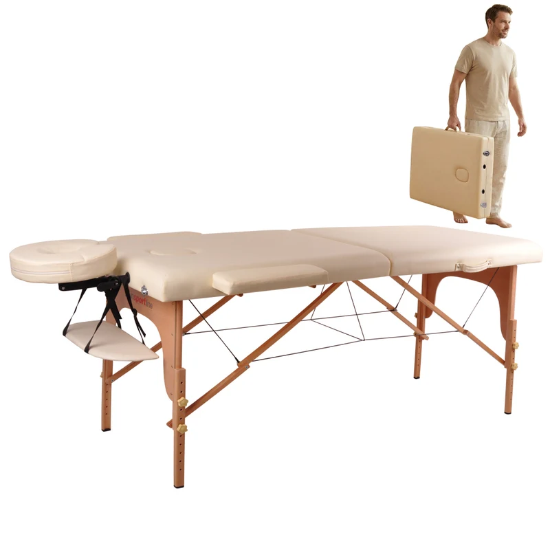 Masa masaj din lemn (max. 250 kg) inSPORTline Taisage 9406 (754) 4