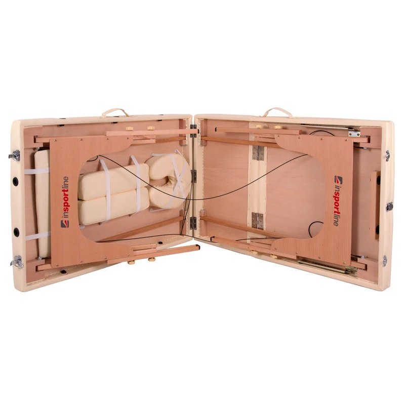 Массажный стол деревянный (макс. 250 кг) inSPORTline Japane 9408 beige (775) 4