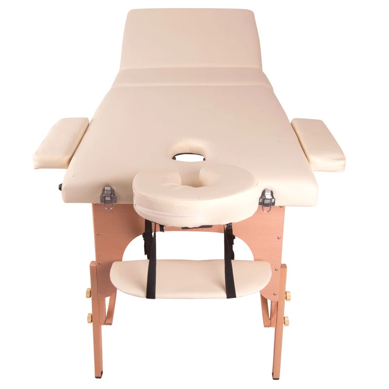 Массажный стол деревянный (макс. 250 кг) inSPORTline Japane 9408 beige (775) 2