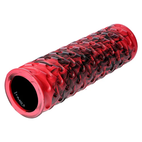 Массажный пилатес-ролл (макс. 150 кг) 45x14 см EVA/PVC HMS FS135 17-39-082 red/black (4150)