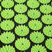 Saltea acupunctura 74x42 cm + perna HMS AKM03 17-44-303 black / green (4142) 6