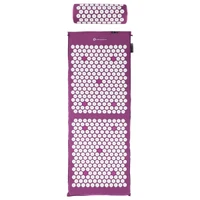 Коврик акупунктурный 125x48 см + подушка HMS AKM04 17-44-307 purple-white (4144) 3
