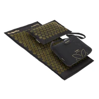 Set acupunctura (saltea 75x44 cm + perna 40x25 cm + husa) inSPORTline EcoSpike 26160-2 black/gold (10818)