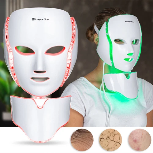 Маска для LED-терапии лица и шеи inSPORTline Hilmana 23202 (5565)