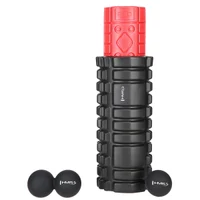 Set 4-in-1: rol yoga pilates (2 buc., 33x14 cm si 30x10 cm) + 2 minge masaj HMS FSBM PRO 2 17-39-102 (4146) 2