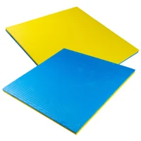 Tatami mat Eva Puzzle 1x1 m, 4 cm, 80 kg/m3 inSPORTline Malmeida 25287-1 yellow-blue (9387) 2