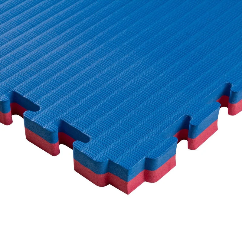Tatami mat Eva Puzzle 1x1 m, 4 cm, 80 kg/m3 inSPORTline Malmeida 25287-2/5 red-blue (10248) 3