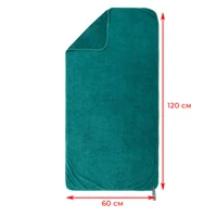 Полотенце спортивное из микрофибры 120x60 см 4Monster T-ETT-120 (9141) 2