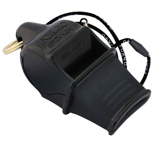 Свисток со шнурком (120 dB) Fox40 Sonik Blast CMG Black 9203-0008 (10013)