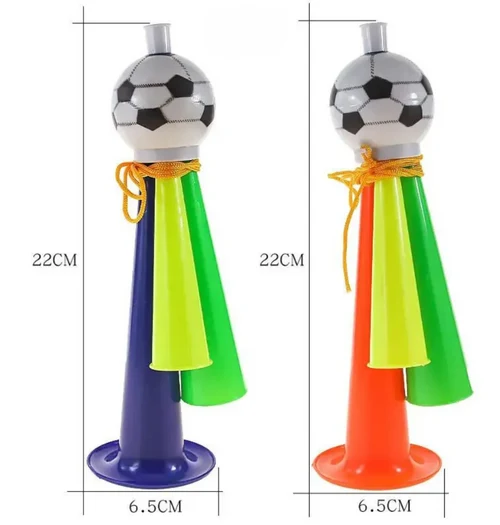 Vuvuzela / trompeta fotbal cu fir l=22 cm 102673/2410-1394/20453 (408)