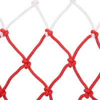 Сетка для баскетбола (2 шт.) BT-7551 white-red (10081) 3
