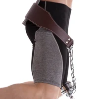 Briu din piele pt greutati cu lant 18 cm Zelart SB-165125 brown (9334) 5