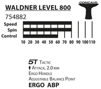Ракетка для настольного тенниса Donic Waldner 800 / 754882,  2.0 мм (3894) 2