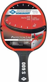 Ракетка для настольного тенниса Donic Protection Line S600 / 723056, 1.7 mm (3209)