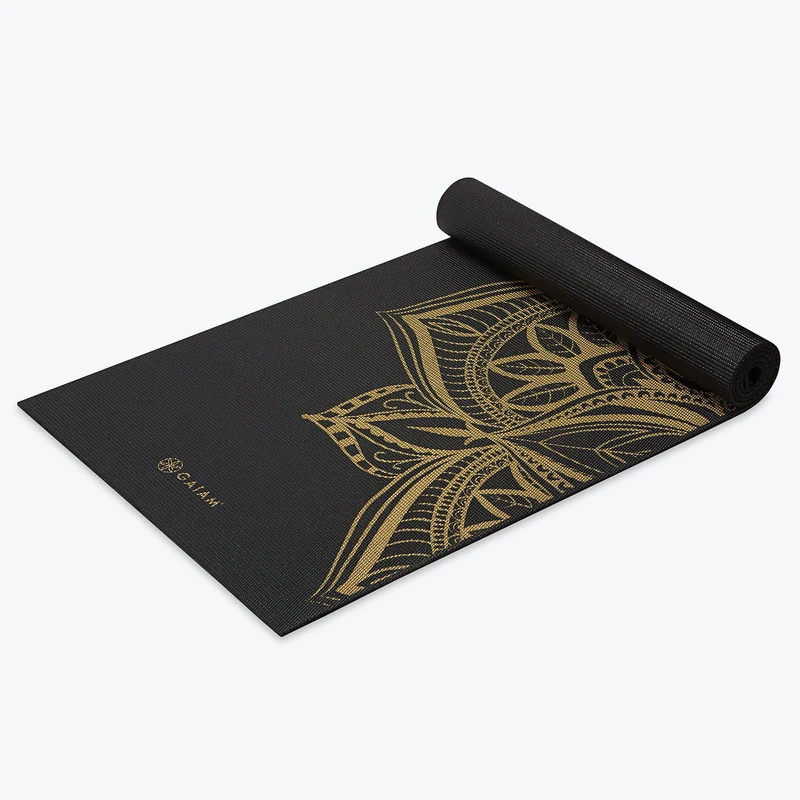 Коврик для йоги 173x61x0.6 см PVC Gaiam Bronze Medallion 63418 (5824) 3