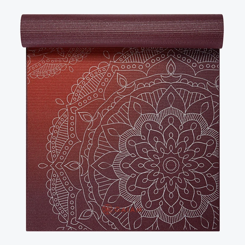 Коврик для йоги 173x61x0.6 см PVC Gaiam Metallic Sunset 63417 (5823) 2