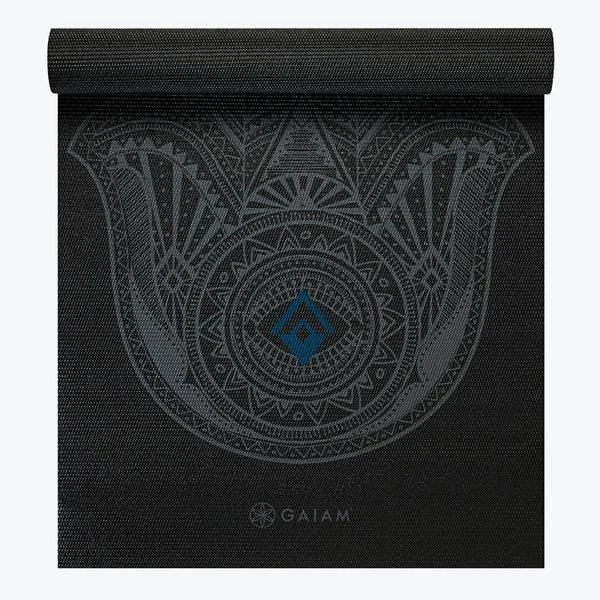 Saltea yoga 173x61x0.4 cm PVC Gaiam Grey Hamsa 61971 (5811) 2