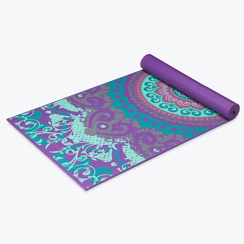 Коврик для йоги 173x61x0.4 cm PVC Gaiam Moroccan Garden 62612 (5819) 3