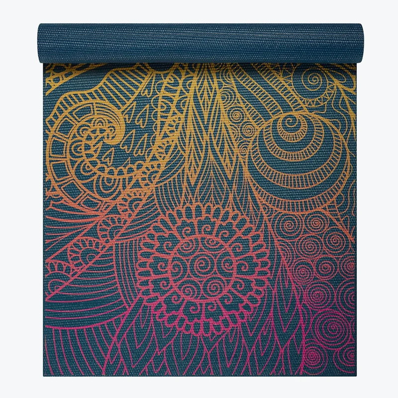 Saltea yoga 173x61x0.4 cm PVC Gaiam Vivid Zest 63414 (5822) 2