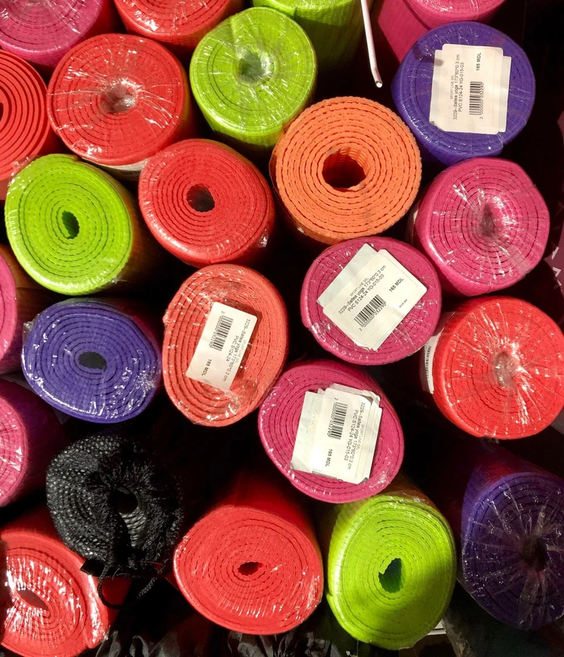 Коврик для йоги 173х60х0.3 см PVC S124-24 / YG-015-03 (3229) 2