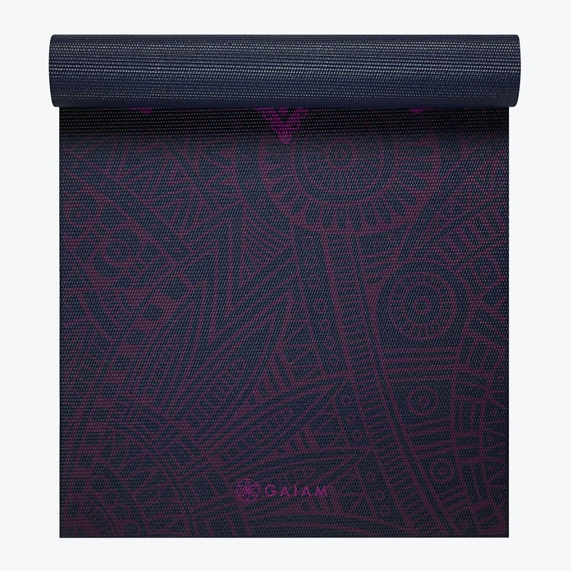 Коврик для йоги 173x61x0.6 см PVC Gaiam Plum Sundial 62572 (5817) 2
