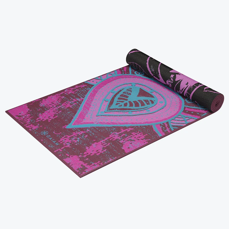 Коврик для йоги двусторонний 173x61x0.6 см PVC Gaiam Be Free 62031 (5812) 5