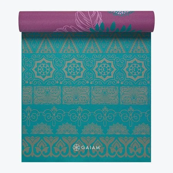 Saltea yoga bilaterala 173x61x0.6 cm PVC Gaiam Kiku 61548 (5810) 4