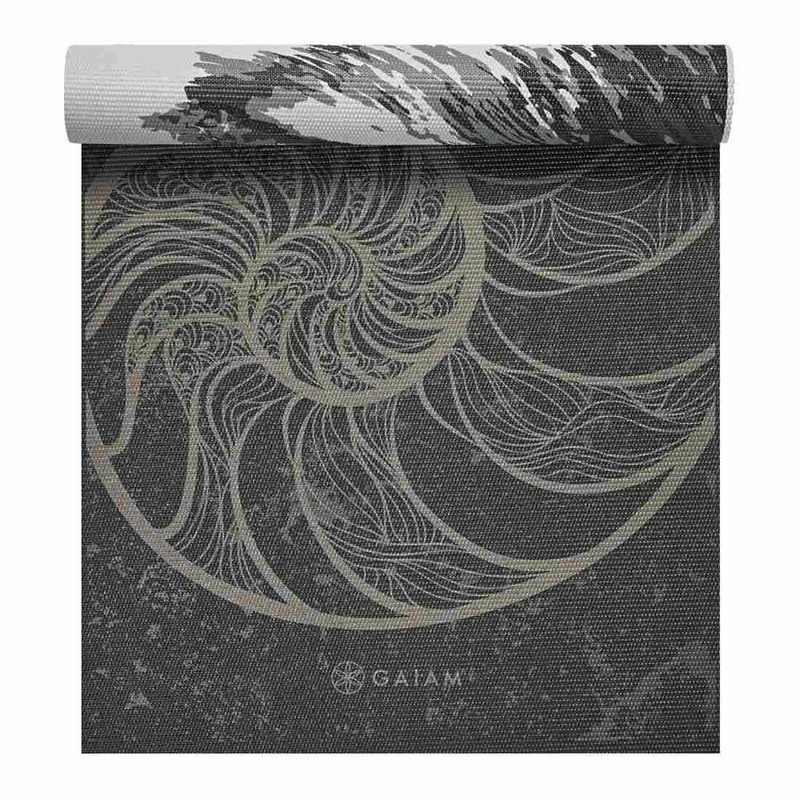 Saltea yoga bilaterala 173x61x0.6 cm PVC Gaiam Spiral Motion 62435 (5815) 3